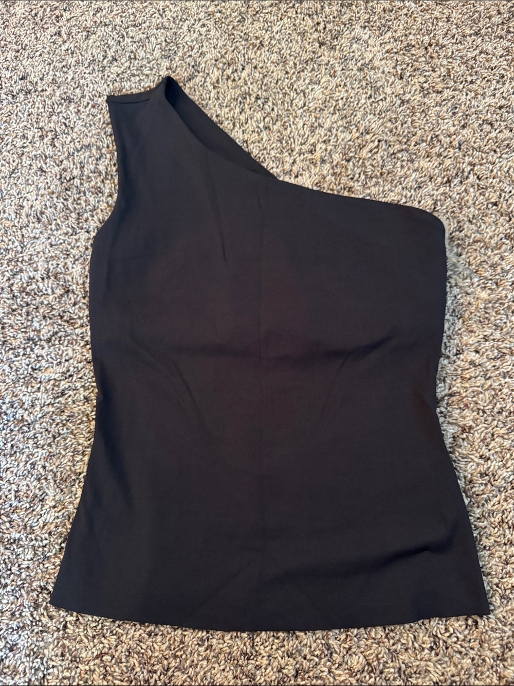 Nike Zenvy Black One-Shoulder Top